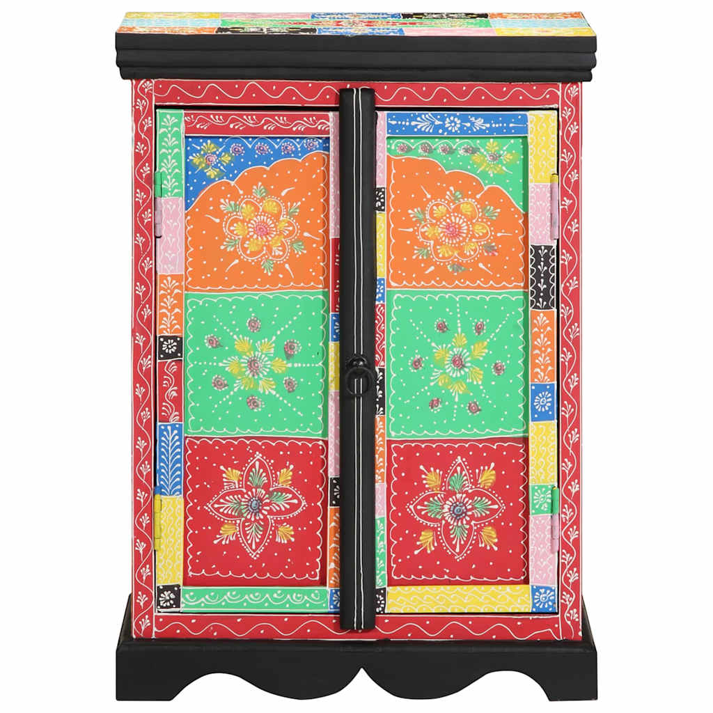 Mesa consola - mesa de entrada multicolor 50 x 30 x 75 cm madeira de mangueira maciça