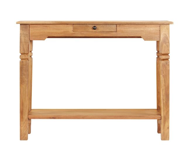 Mesa consola - mesa de entrada 100x40x76 cm madeira de acácia maciça