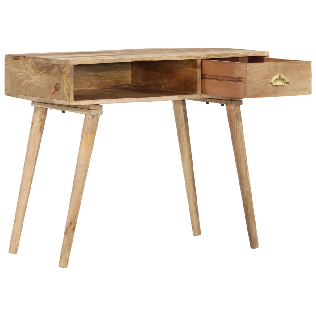 Mesa consola - mesa de entrada 90x45x75 cm madeira de mangueira maciça