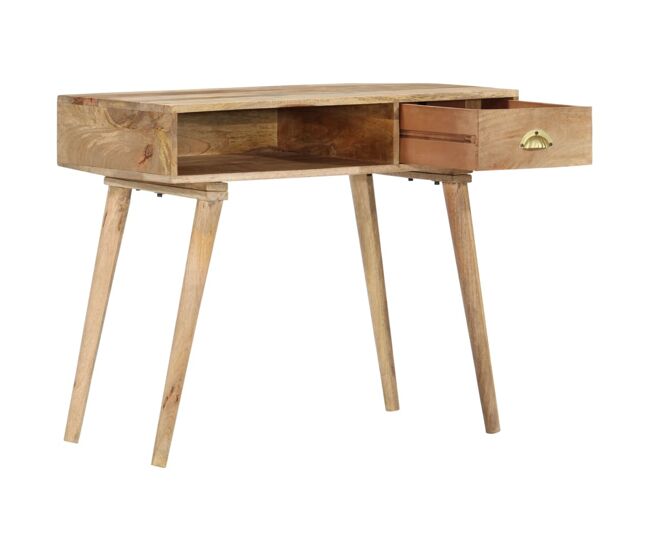 Mesa consola - mesa de entrada 90x45x75 cm madeira de mangueira maciça