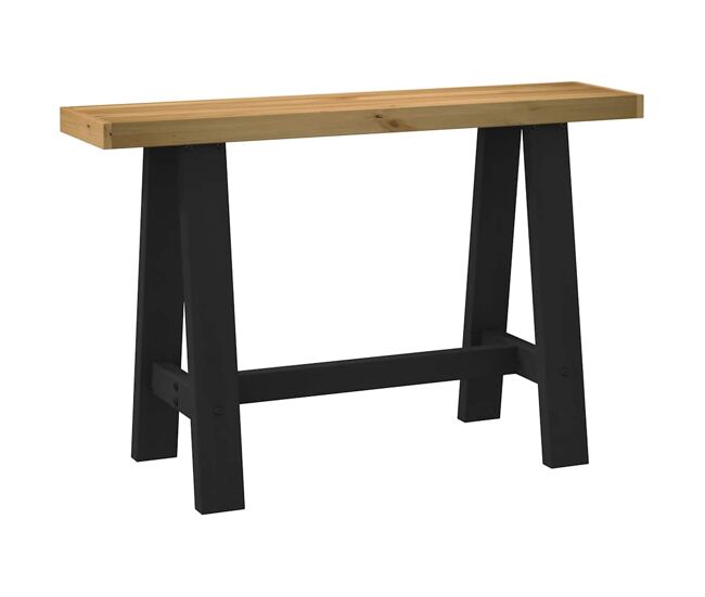 Mesa consola - mesa de entrada pernas em forma de a 120x30x75 cm