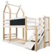 Cama beliche 96x257 Cama beliche 96x257 Natural/ Branco