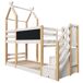 Cama beliche 96x257 Cama beliche 96x257 Natural/ Branco