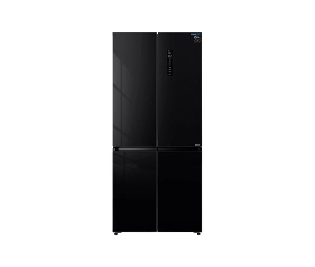 Frigorífico americano infiniton amcb-580cd90nec – 456 l, slot-in, cristal preto