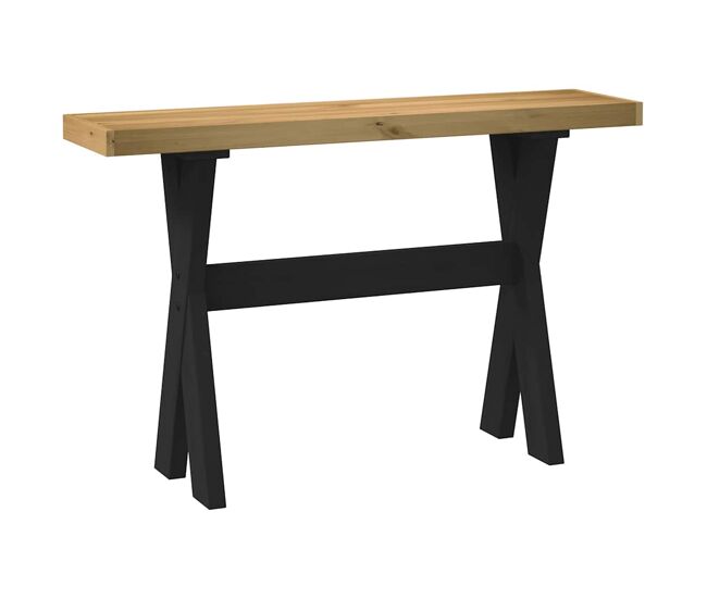Mesa consola - mesa de entrada pernas em forma de x 120x30x75 cm