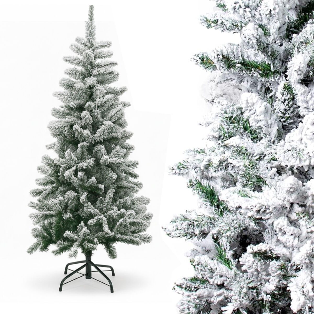 Árvore de Natal artificial luxuosa neve premium
