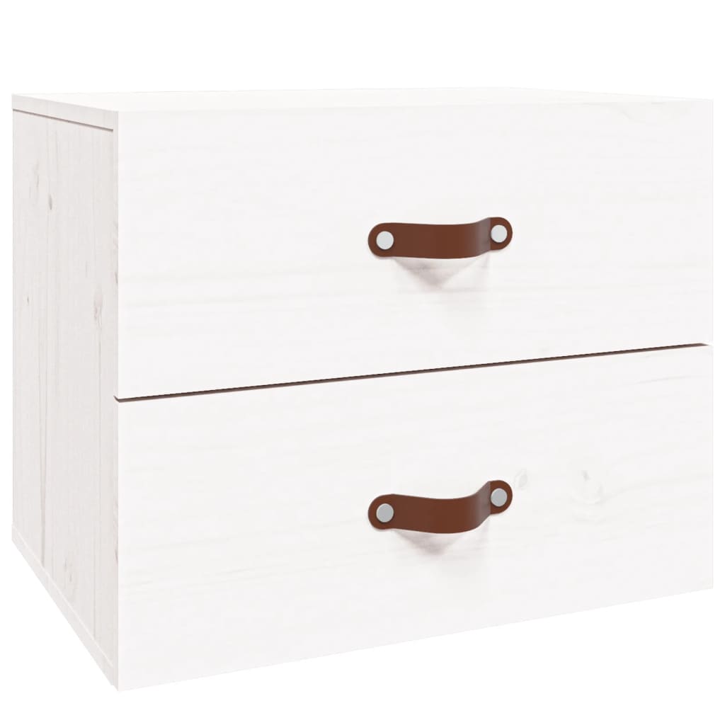 Mesa de cabeceira de parede mesinha de cabeceira - 50x36x40 cm branco