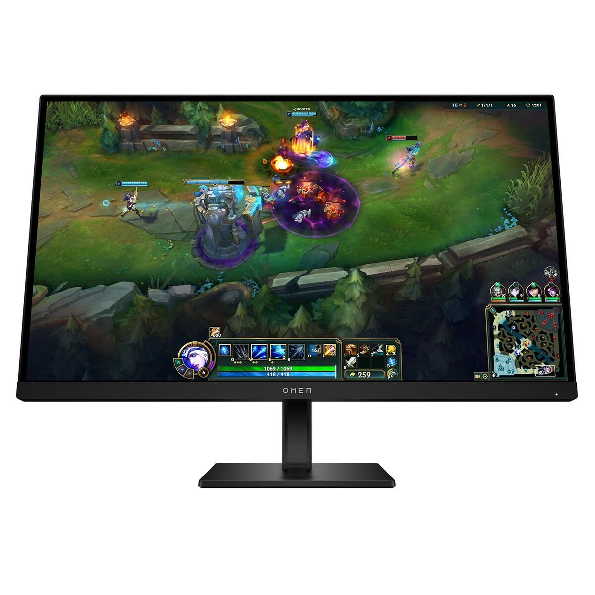 Monitor gaming hp av4k1e9#abb full hd 27"