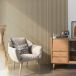 Conjunto de 4x painéis acústicos de parede 3D Vang MDF Conjunto de 4x painéis acústicos de parede 3D Vang MDF Carvalho