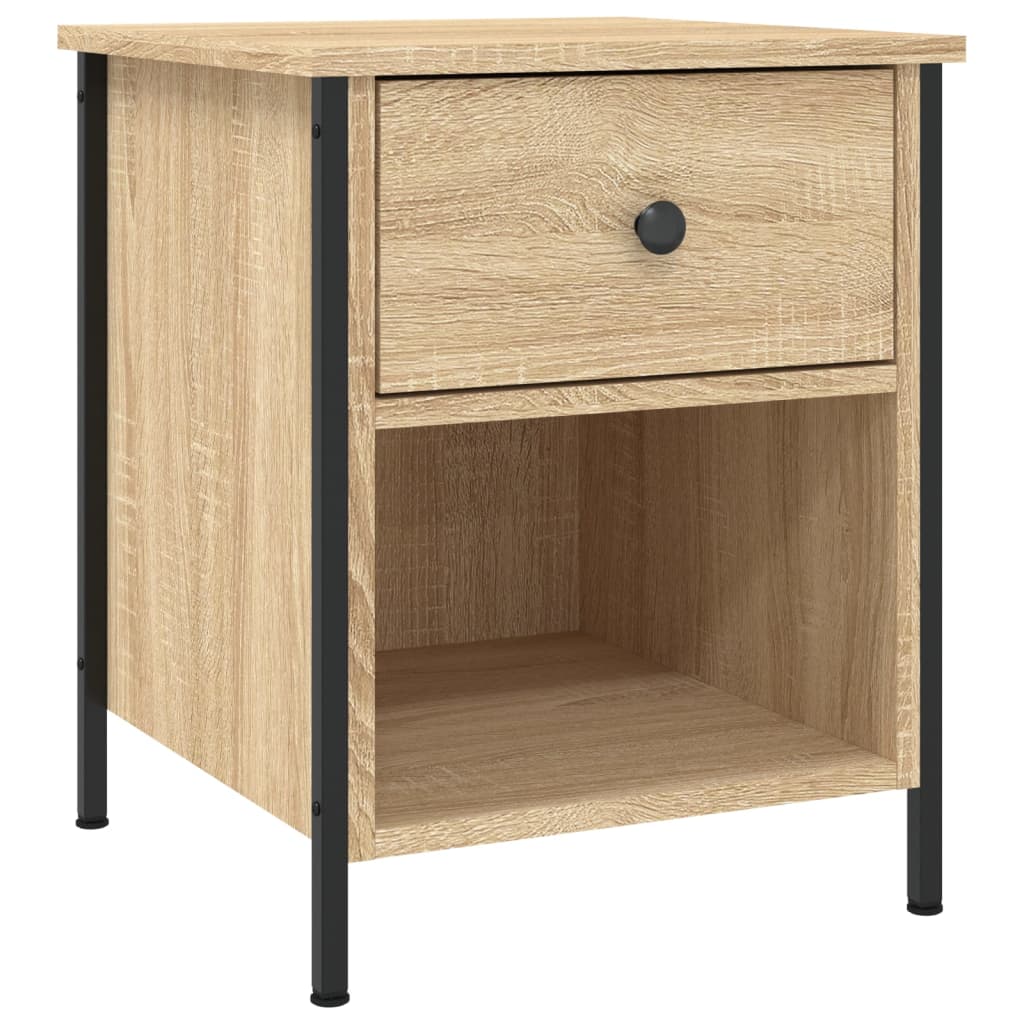 Mesa de cabeceira - mesinha de cabeceira 40x42x50 cm derivados madeira carvalho sonoma