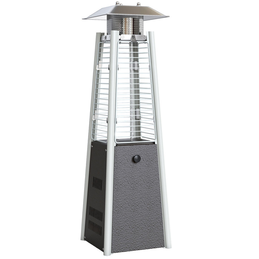 Aquecedor de Exterior Alimínio e Aço Inoxidável Outsunny
