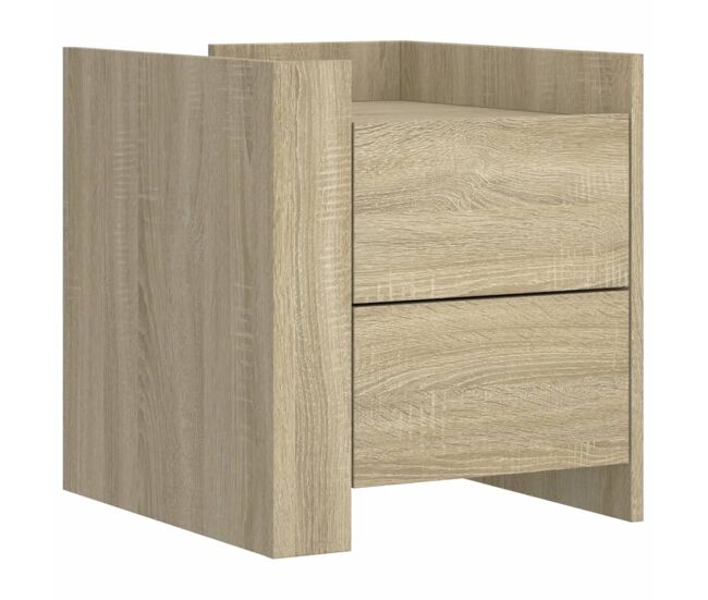 Mesa de cabeceira - mesinha de cabeceira 45x50x50 cm derivados de madeira carvalho sonoma