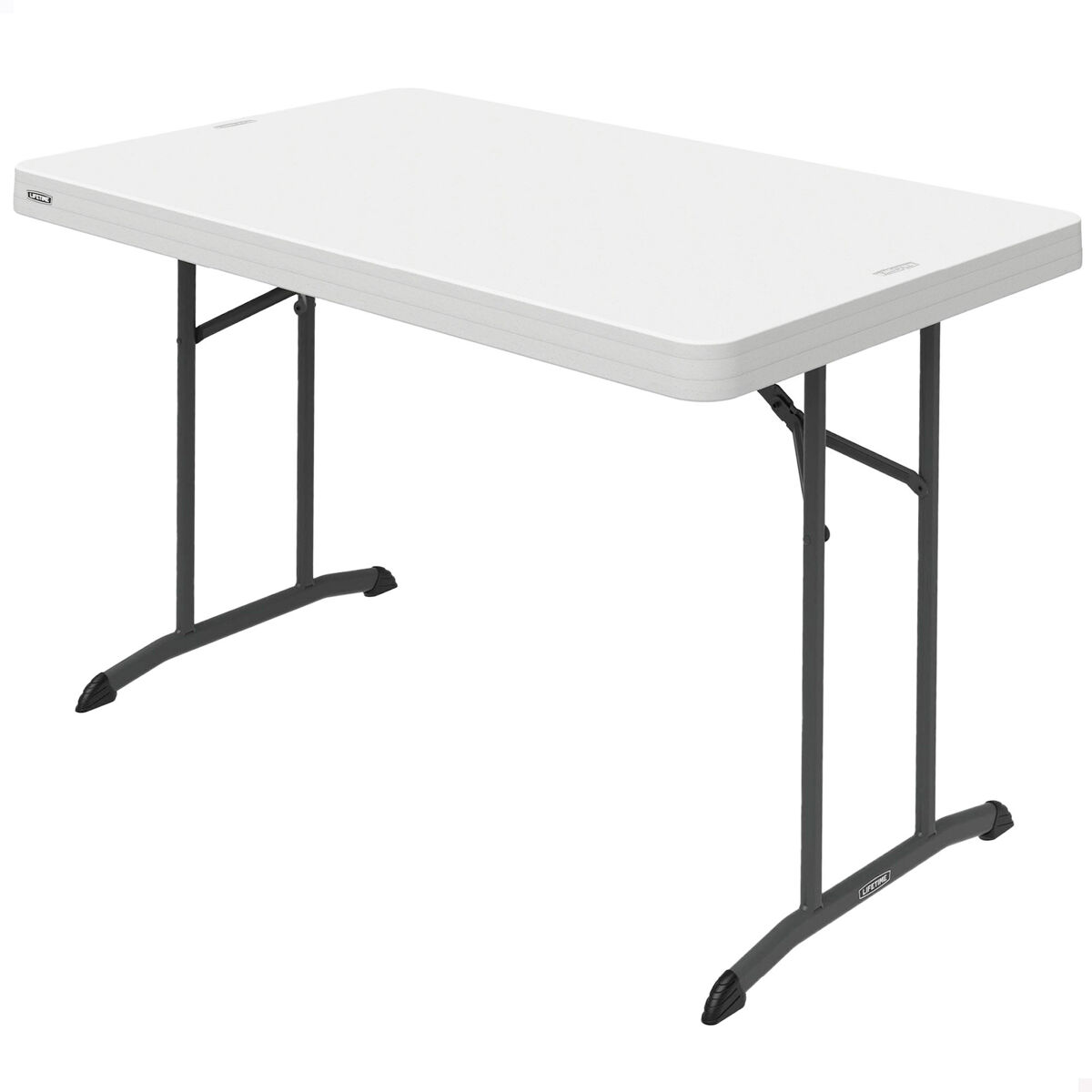 Lifetime mesa dobrável retangular 122x76 cm branca