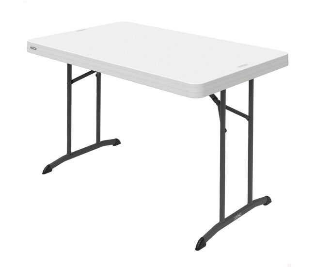 Lifetime mesa dobrável retangular 122x76 cm branca