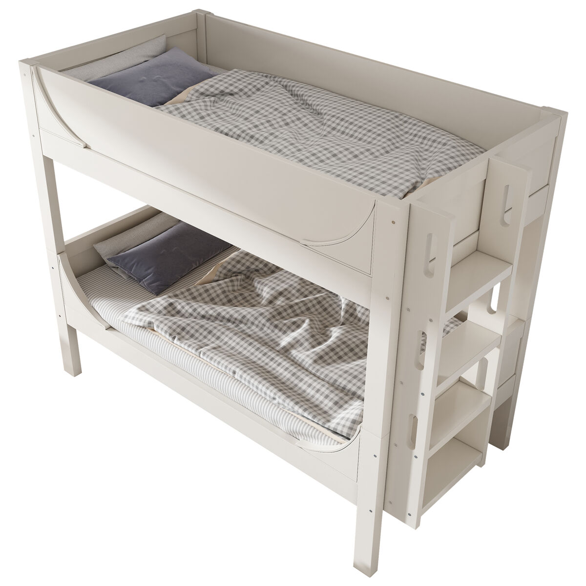 Beliche de madera maciza 90x200cm,branco