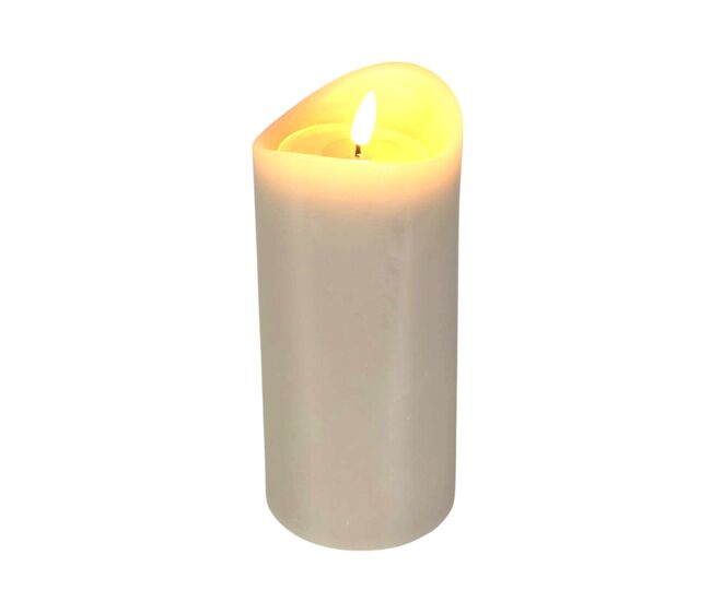 Vela led com efeito gelatinoso well home