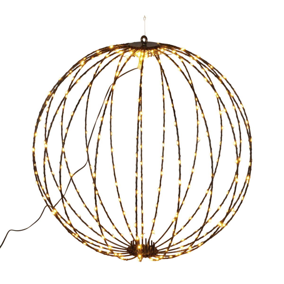 Luzes de natal well home com 320 luzes led quentes