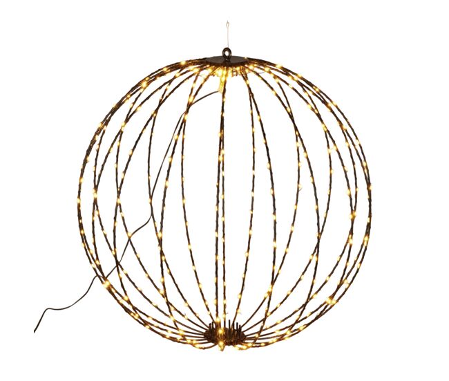 Luzes de natal well home com 320 luzes led quentes