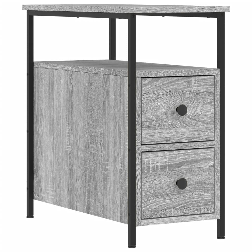 Mesa de cabeceira - mesinha de cabeceira 30x60x60 cm derivados madeira sonoma cinza