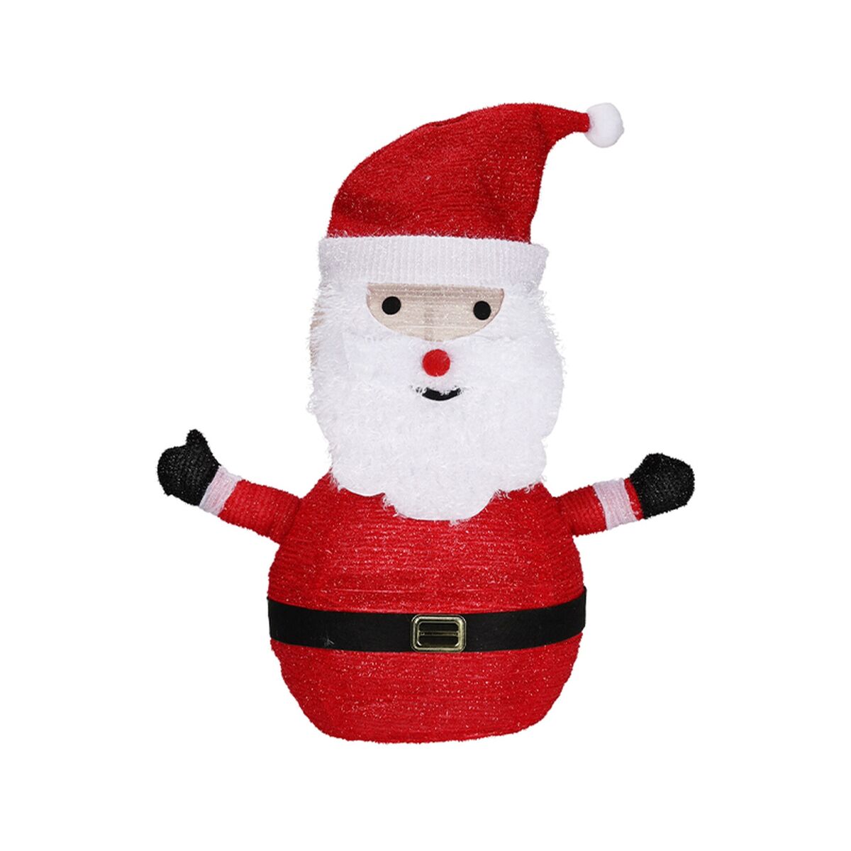 Bem-vindo ao papai noel 3d com leds quentes