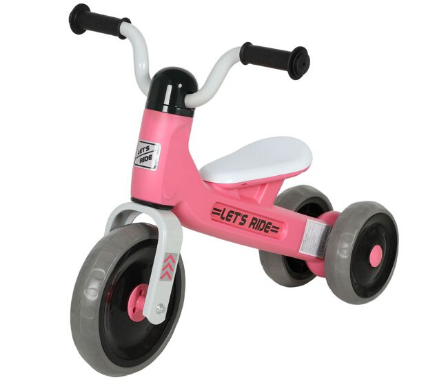Aiyaplay bicicleta sem pedais para enfants dos 12 aos 36 meses bicicleta de equilíbrio com rodas silenciosas e antifuro guiadores com rotação limitada a 60° 69x40x49 cm rosa