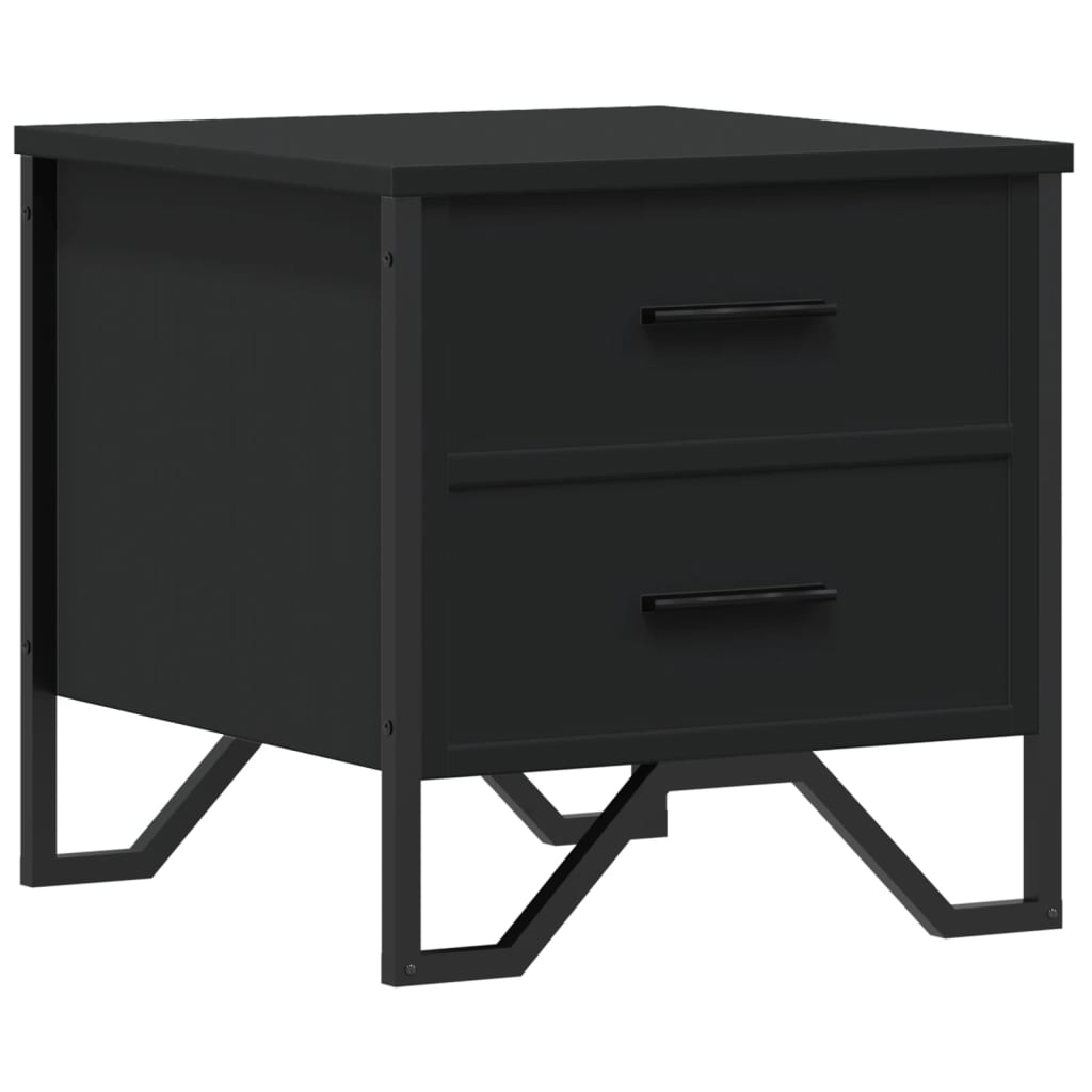 Mesa de cabeceira - mesinha de cabeceira 40x41x40 cm derivados de madeira preto