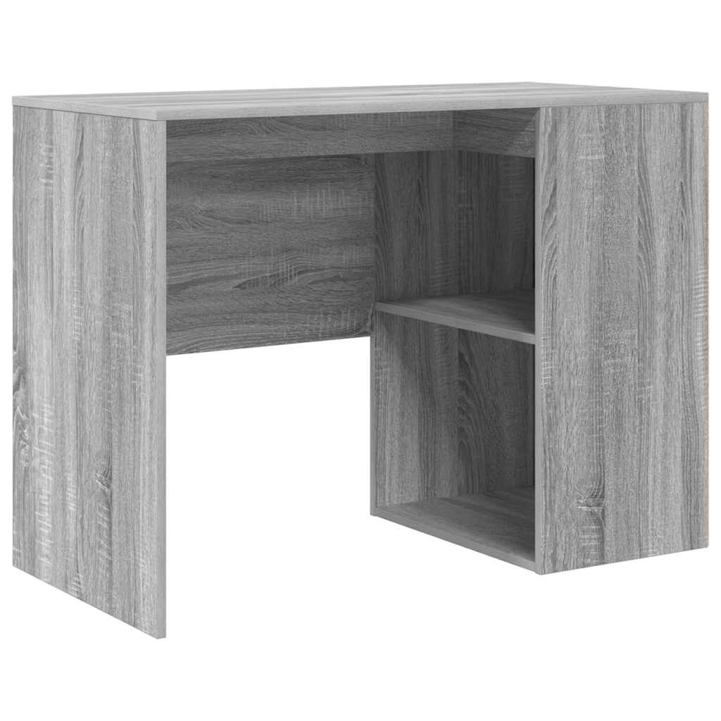 Secretária - escrivaninha de computador cinza sonoma 102 x 50 x 75 cm madeira processada