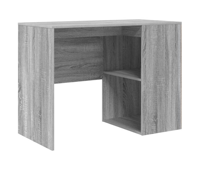 Secretária - escrivaninha de computador cinza sonoma 102 x 50 x 75 cm madeira processada