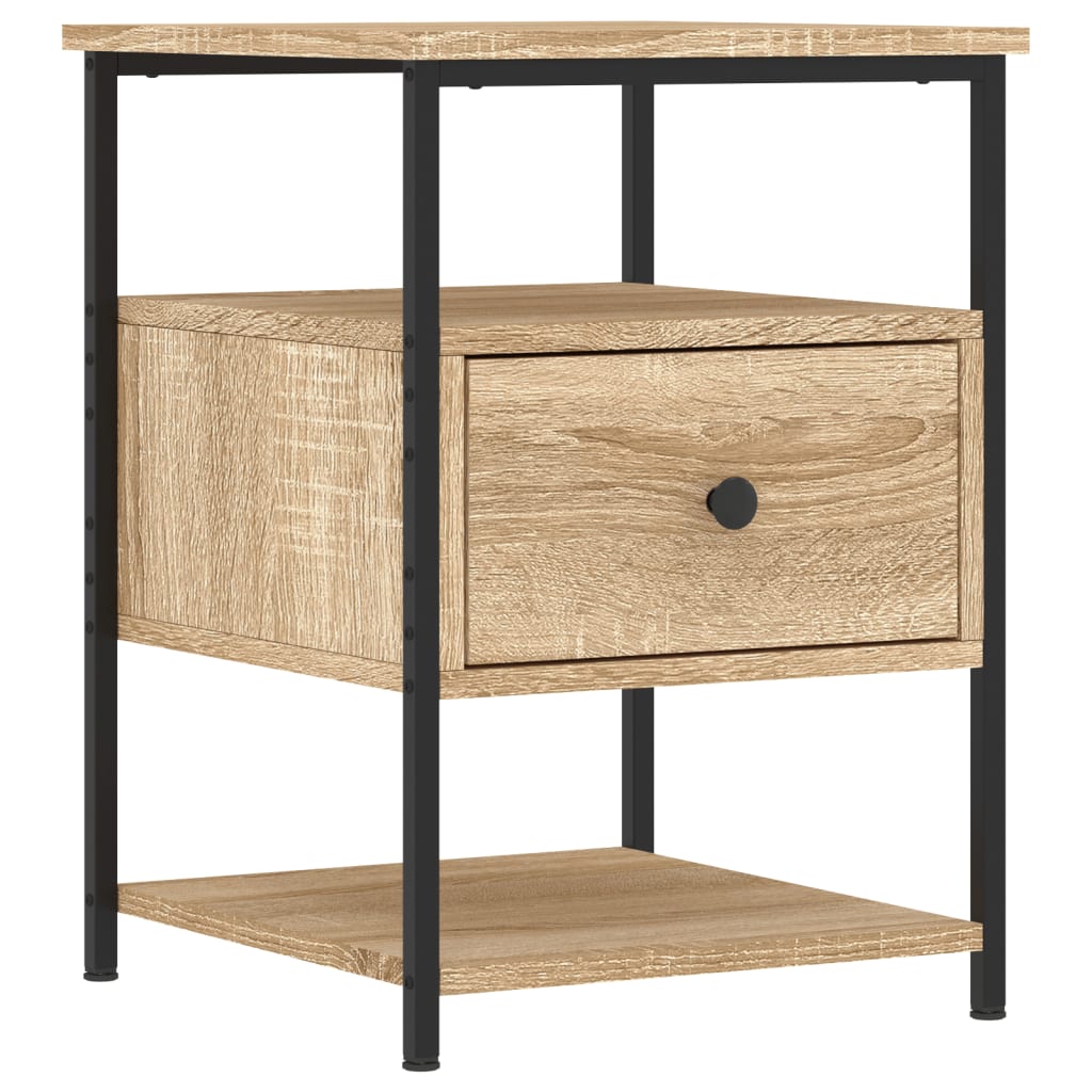 Mesa de cabeceira - mesinha de cabeceira 40x42x56 cm derivados madeira carvalho sonoma