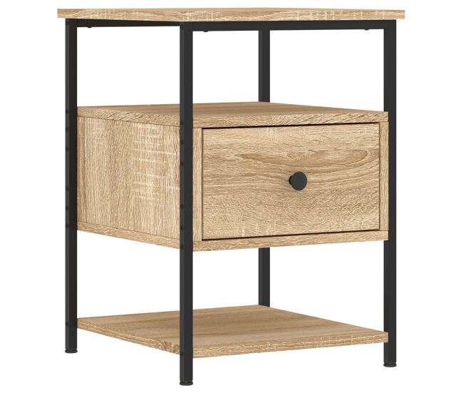 Mesa de cabeceira - mesinha de cabeceira 40x42x56 cm derivados madeira carvalho sonoma