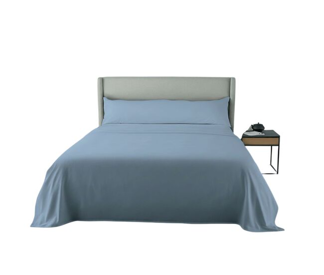 Jogo de lençóis de microfibra extrasuave bleu 180cm fusion home