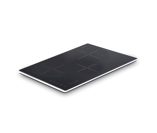 Melchioni family oblivion 3 placa de indução portátil 3 fogões, 3300 w, ecrã tátil, temperatura 80-240 °c, temporizador 3h, bloqueio infantil, vidro
