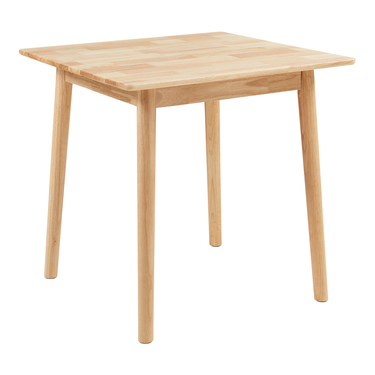 Mesa de jantar klijori para 2 pessoas madeira 75x75x74 cm natureza [en.casa]