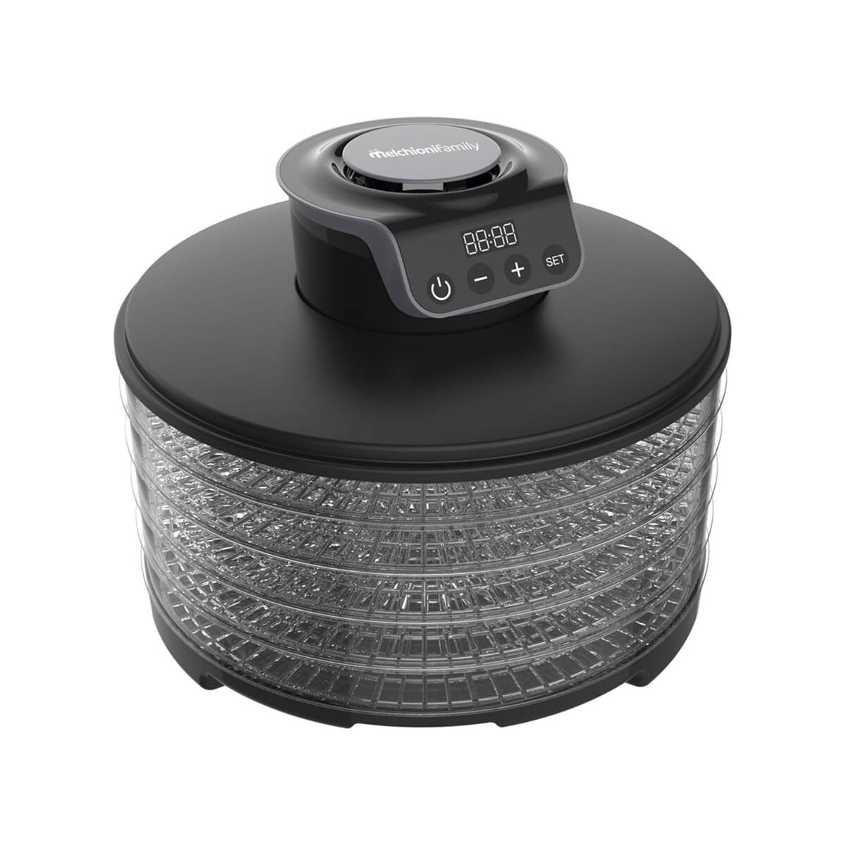 Desidratador de alimentos 250 W, 5 bandejas ajustáveis, Tower