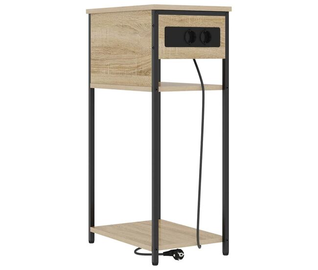 Mesa de cabeceira - mesinha de cabeceira carvalho sonoma 41 x 28 x 76 cm