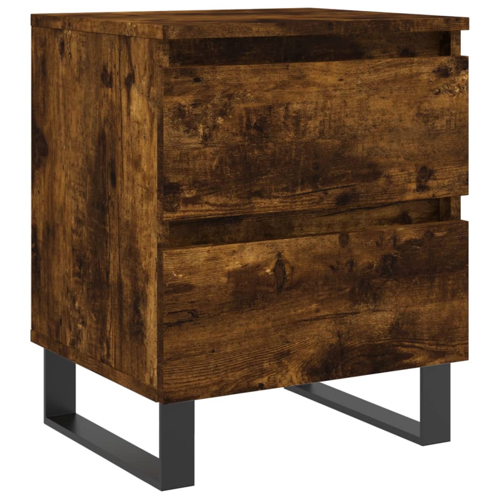 Mesa de cabeceira - mesinha de cabeceira 40x35x50 cm derivados madeira carvalho fumado