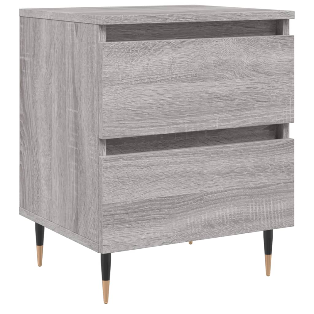 Mesa de cabeceira - mesinha de cabeceira 40x35x50 cm derivados de madeira cinza sonoma