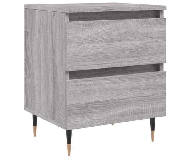 Mesa de cabeceira - mesinha de cabeceira 40x35x50 cm derivados de madeira cinza sonoma