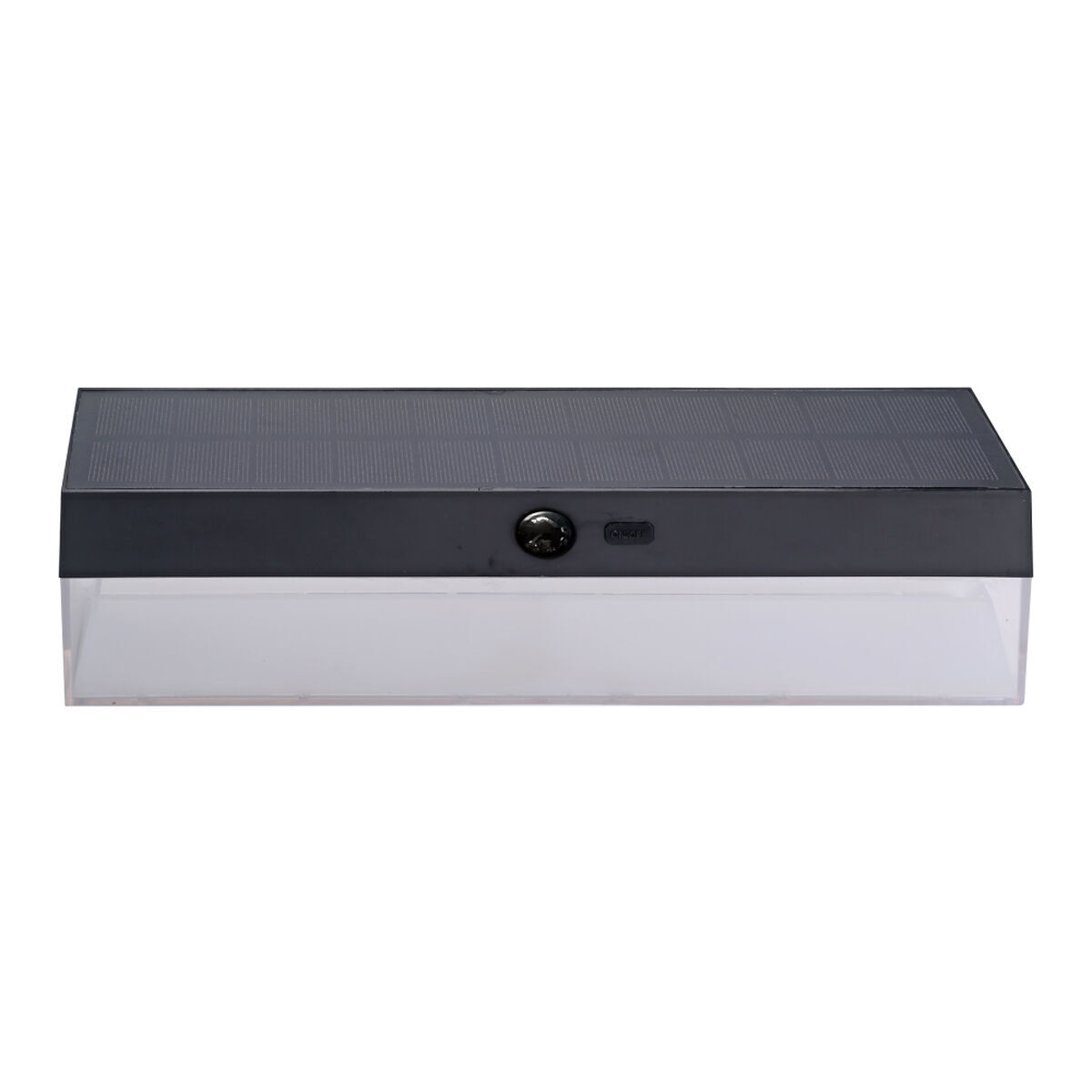 Luz de parede edm 31833 preto policarbonato abs 4 w 500 lm solar (3000 k) (5000 k) (4000 k)