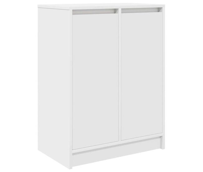 Vidaxl sapateira 57x34x76 cm derivados de madeira branco