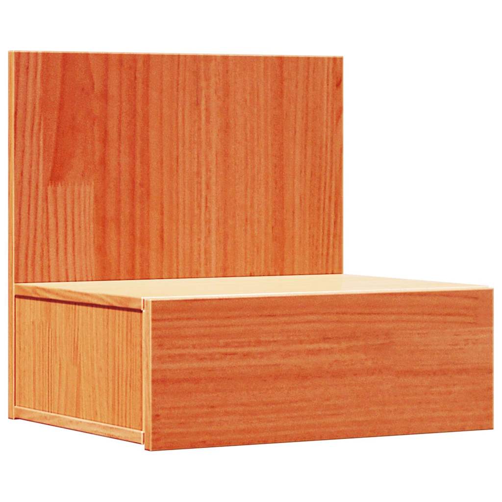Mesa de cabeceira - mesinha de cabeceira com gaveta castanho-mel 42 x 32.5 x 40 cm