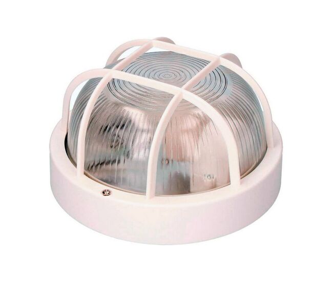 Luz de parede edm 34352 tarragona branco cristal plástico 40 w e27