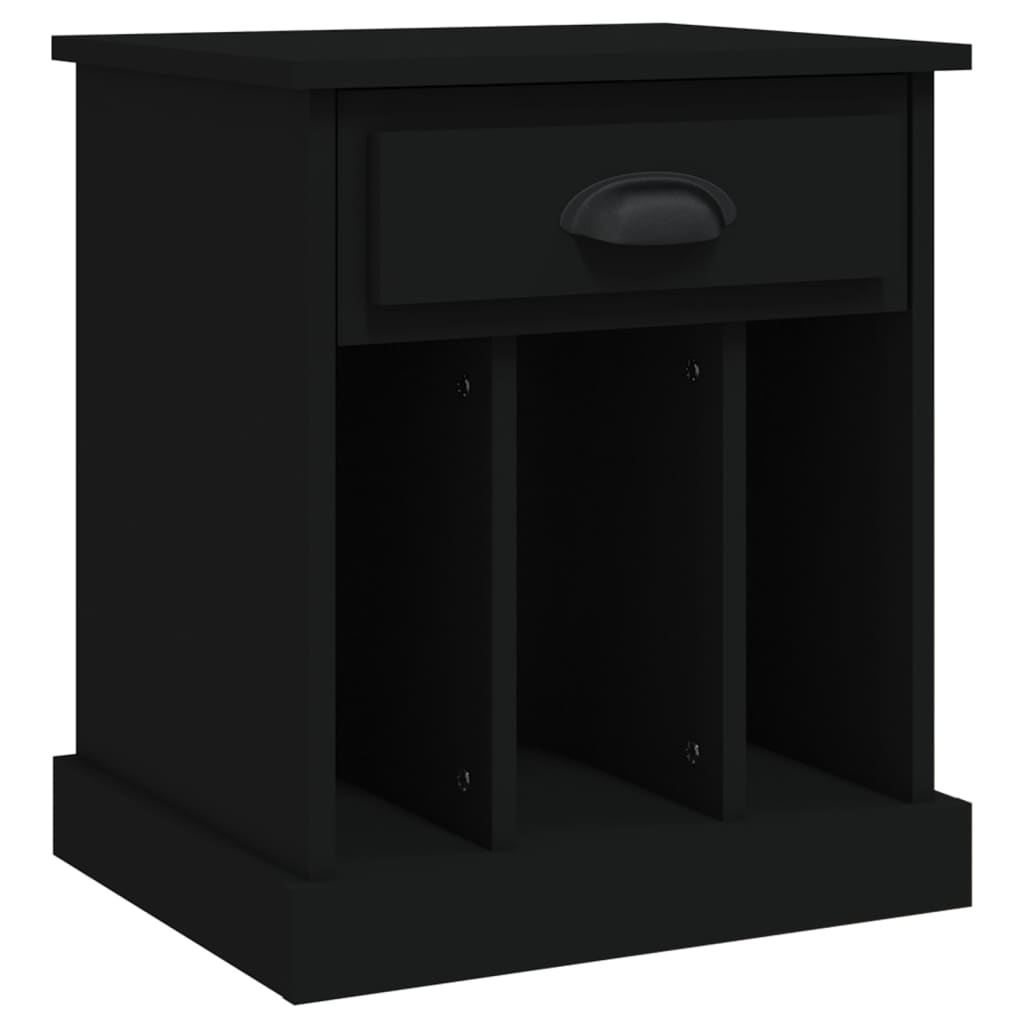 Mesa de cabeceira - mesinha de cabeceira 43x36x50 cm preto