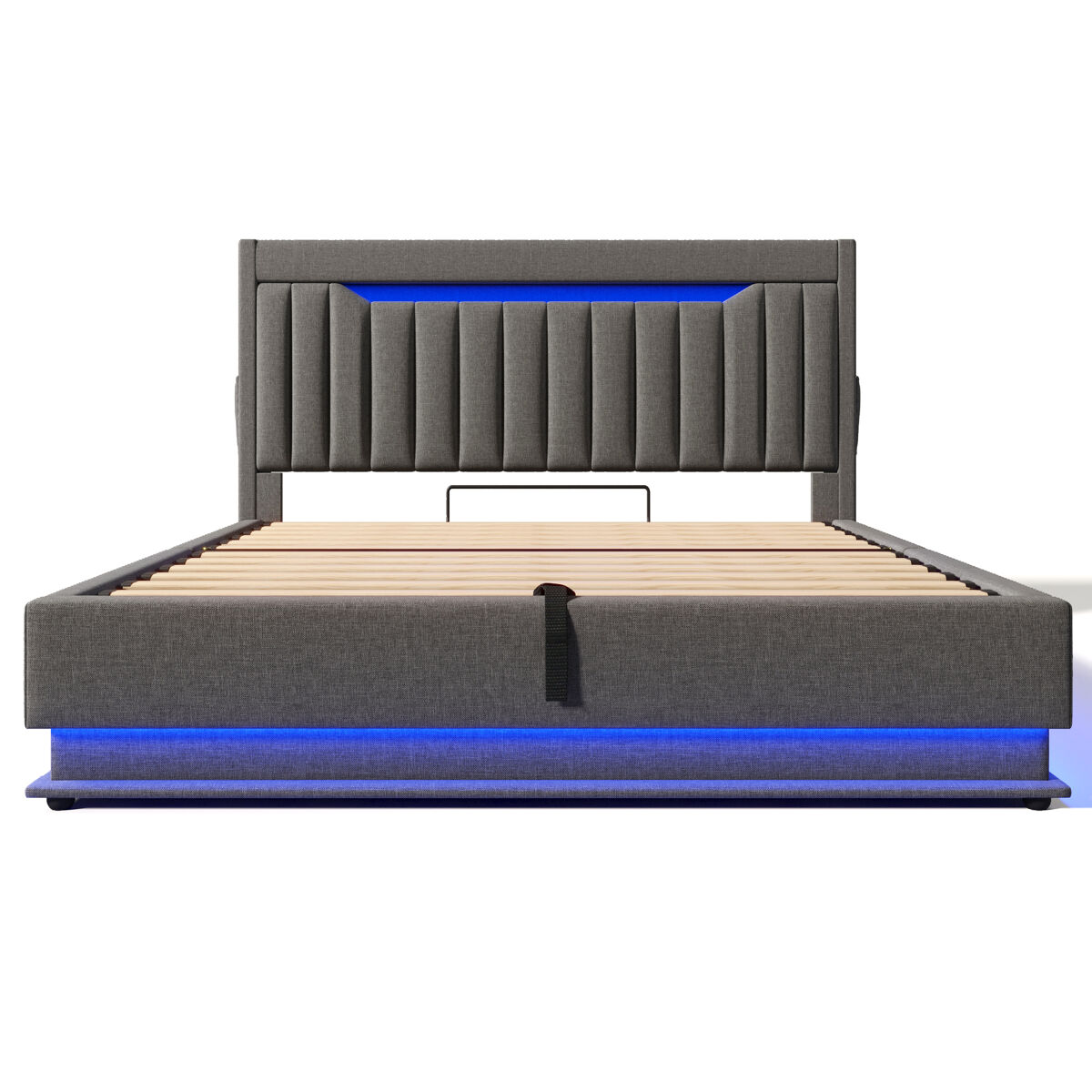 Camas com estrado elevatório