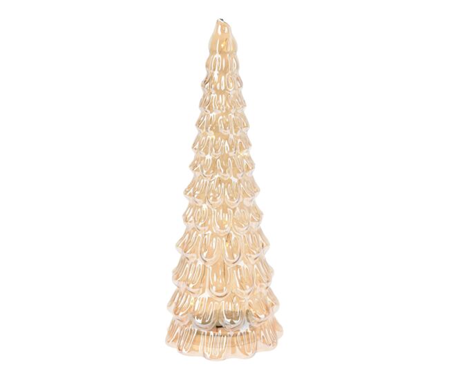 árvore de natal well home com decoração de led e cabo de metal
