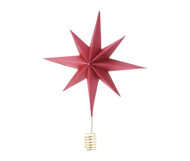 Estrela de papel well home para árvore de natal (30 cm)