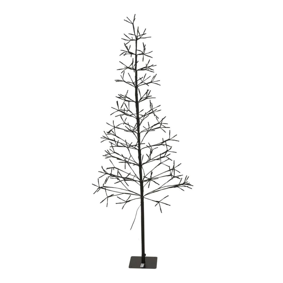 árvore de natal em formato de a da well home com 12 galhos e 280 luzes led - 150 cm de altura