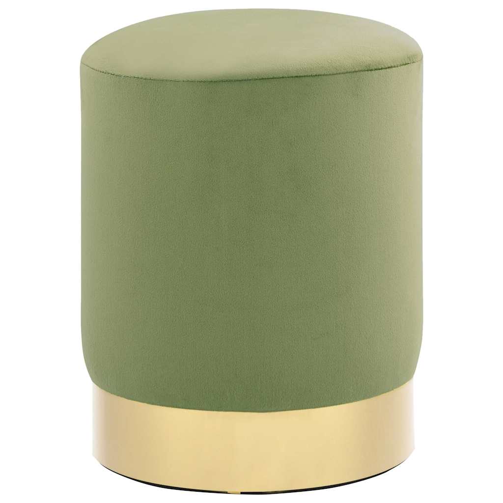Vidaxl banco 28 x 36 cm veludo mostarda e dourado