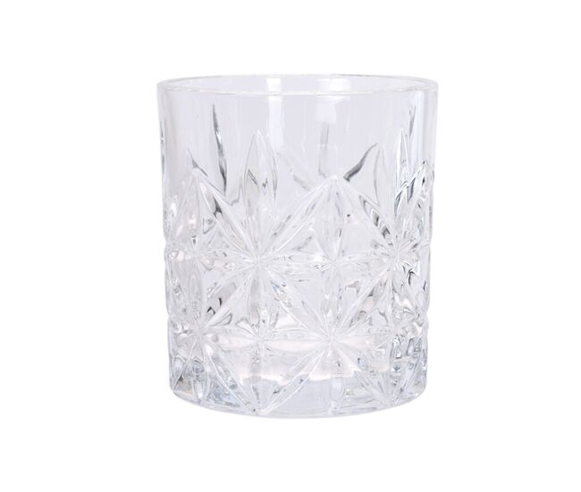 Conjunto de 4 copos de vidro com capacidade de 230 ml ø8x7,5cm