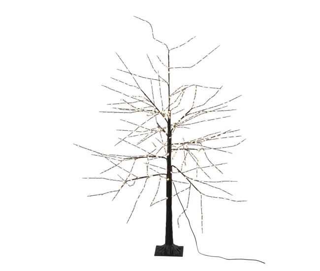 árvore decorativa well home com 600 leds brancos quentes - 150 cm de altura